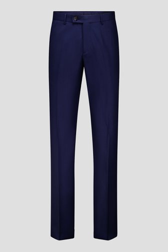 Donkerblauwe kostuumbroek - slim fit van Dansaert Black voor Heren