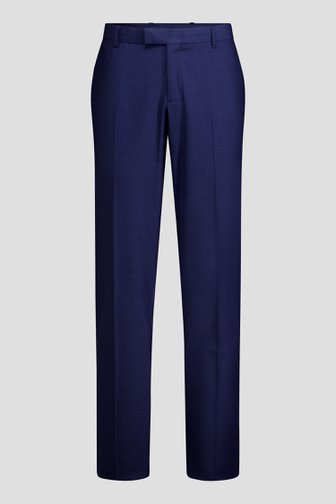 Voorkant van Donkerblauwe kostuumbroek - Slim fit door Dansaert Black voor Heren