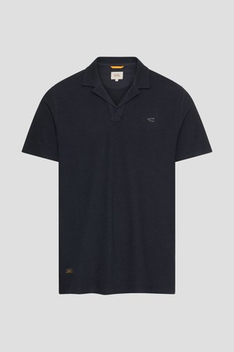 Productfoto 1 van Donkerblauwe polo met korte mouwen door Camel active voor Heren