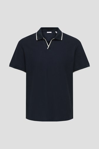 Voorkant van Donkerblauwe polo  door Only & Sons voor Heren