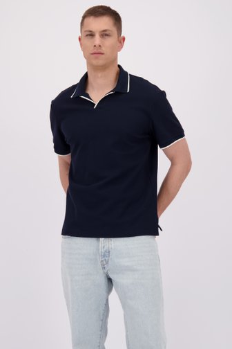 Voorkant van Donkerblauwe polo  door Only & Sons voor Heren