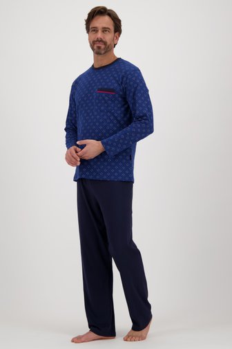 Donkerblauwe pyjama set met lange broek van Götzburg voor Heren