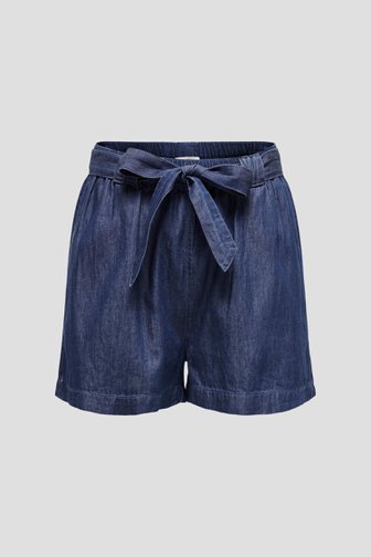 Donkerblauwe short in jeanslook van JDY voor Dames
