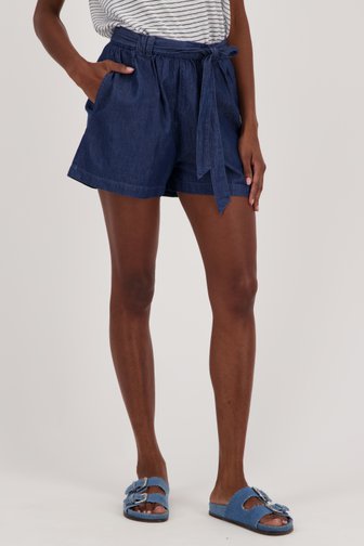 Donkerblauwe short in jeanslook van JDY voor Dames