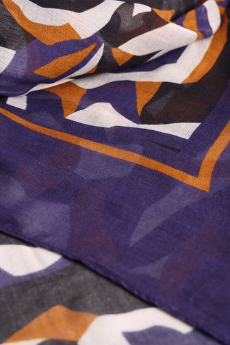 Voorkant van Donkerblauwe sjaal  door Claude Arielle voor Dames