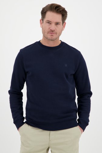 Donkerblauwe sweater  van Upper East voor Heren