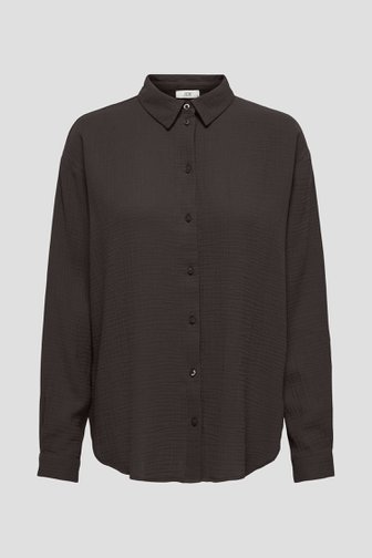 Productfoto 1 van Donkerbruine blouse uit tetrastof door JDY voor Dames