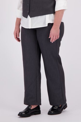 Voorkant van Donkergrijze broek door ONLY Carmakoma voor Dames