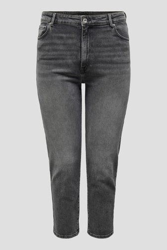 Productfoto 1 van Donkergrijze jeans - Straight fit  door ONLY Carmakoma voor Dames
