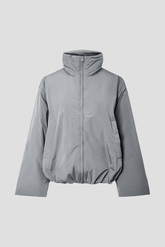 Productfoto 1 van Donkergrijze regenjas door Pieces voor Dames