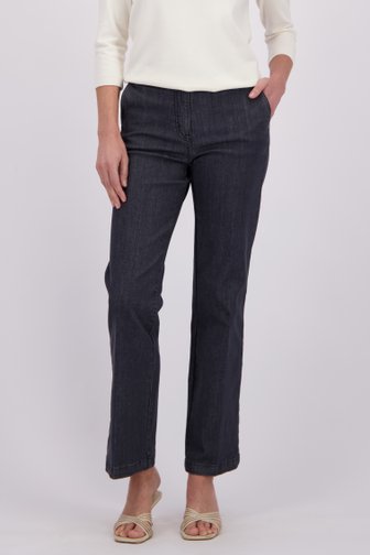 Voorkant van Donkergrijze straight fit jeans door Claude Arielle voor Dames