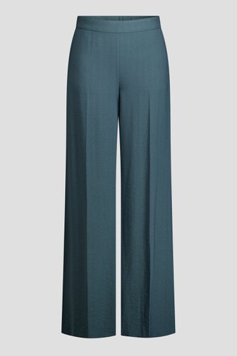 Voorkant van Donkergroene broek met elastische taille door Claude Arielle voor Dames