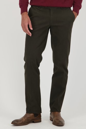 Brassville Donkergroene chino - Louisiana - Regular fit