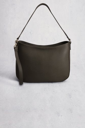 Voorkant van donkergroene schoudertas door Modeno voor Dames