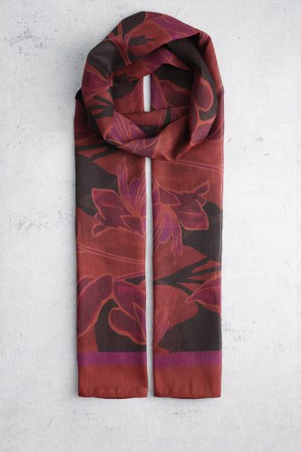 Claude Arielle Donkerpaarse sjaal
