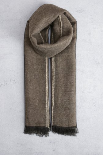 Modeno Dubbelzijdige sjaal taupe - bruin
