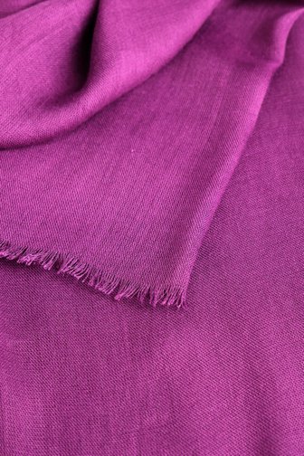Écharpe fine violette avec bord frangé de Liberty Island pour Femmes