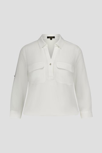 Ecru blouse met borstzakken van More & More voor Dames