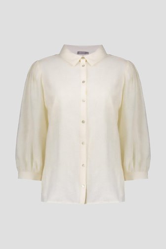 Productfoto 1 van Ecru blouse met structuur door Geisha voor Dames