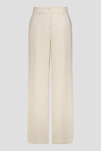 Productfoto 1 van Ecru broek met wijde broekspijpen door More & More voor Dames