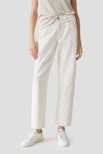 Ecru jeans - Barrel fit van Opus voor Dames