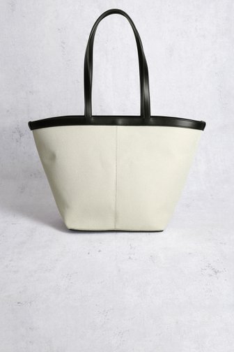 Productfoto 1 van Ecru-lichtgrijze handtas door D'Auvry voor Dames