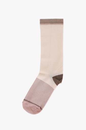 Ecru sokken met glinsterend detail van MP Denmark voor Dames