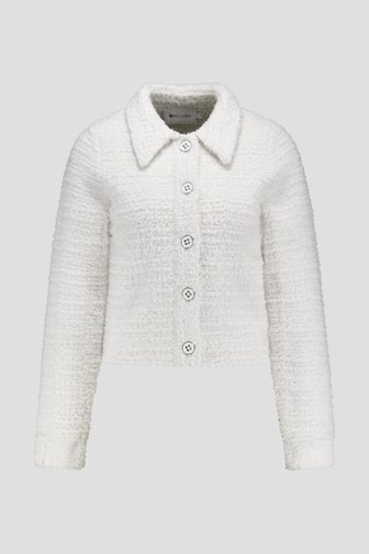Ecru vestje in bouclé van D'Auvry voor Dames