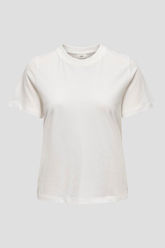 Effen wit T-shirt van JDY voor Dames