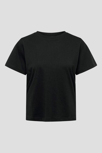 Effen zwart T-shirt van JDY voor Dames