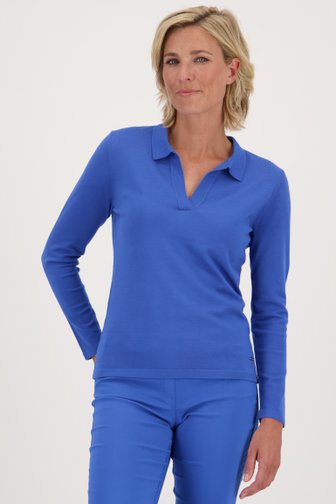 Fijn blauw truitje met kraagje  van Claude Arielle voor Dames