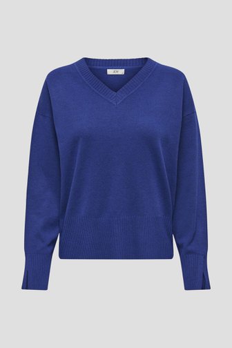 Fijn blauw truitje met V-hals van JDY voor Dames