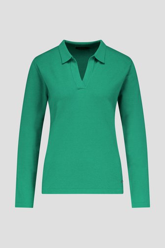 Fijn groen truitje met kraagje van Claude Arielle voor Dames