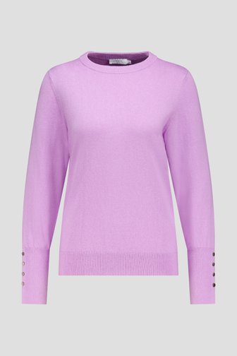 Voorkant van Fijn lila truitje met ronde hals  door Liberty Island voor Dames