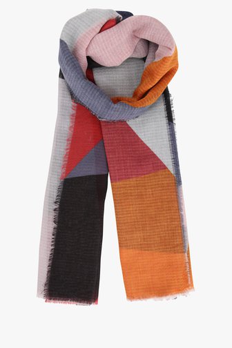 Fijn sjaaltje met colour block van Liberty Island voor Dames