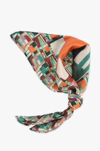 Fijn sjaaltje met grafische print van Claude Arielle voor Dames
