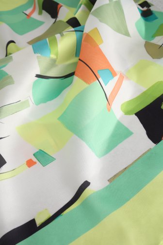 Fijn sjaaltje met kleurrijke print van Claude Arielle voor Dames