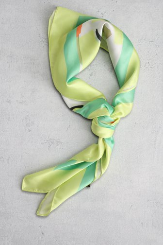 Fijn sjaaltje met kleurrijke print van Claude Arielle voor Dames