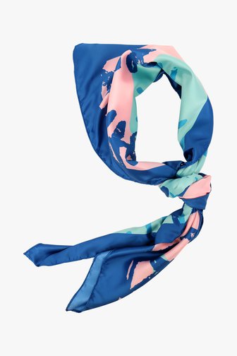 Fijn sjaaltje met kleurrijke print van Liberty Island voor Dames