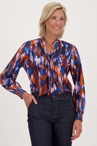 Claude Arielle Fijne blouse met print