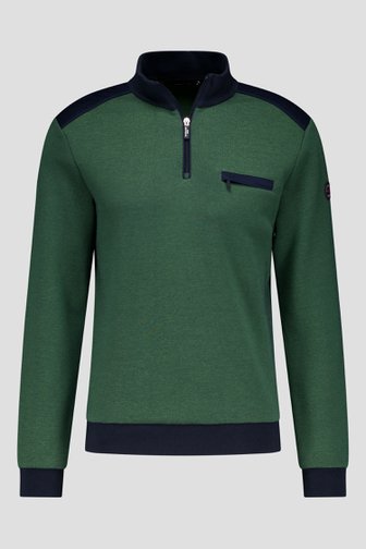 Fijne trui in blauw en groen van Dansaert Blue voor Heren