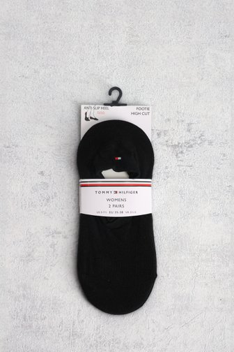 Le devant de Footies noires - Set de 2 de Tommy Hilfiger pour Femmes