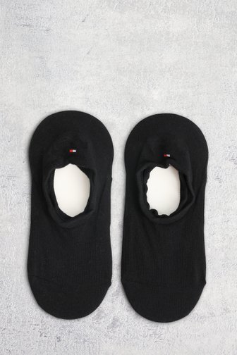 Le devant de Footies noires - Set de 2 de Tommy Hilfiger pour Femmes