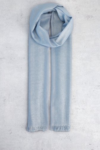 Le devant de Foulard à contraste de couleurs menthe et beige de Liberty Island pour Femmes