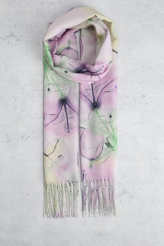 Le devant de Foulard coloré à imprimé fleuri de Liberty Island pour Femmes