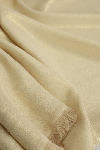 Le devant de Foulard doré brillant de Liberty Island pour Femmes
