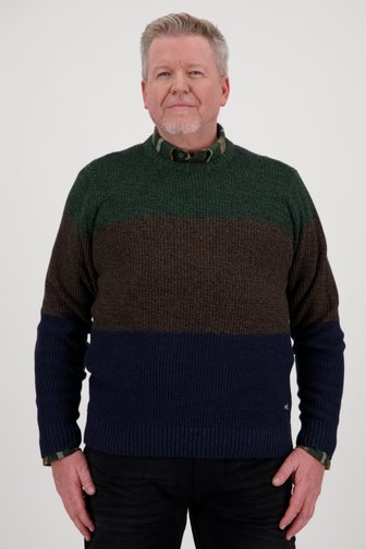 Gebreide trui met gestreept patroon van Jefferson voor Heren