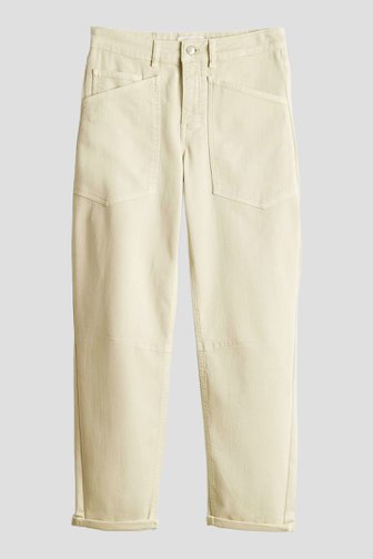 Voorkant van Gele enkeljeans - Barrel fit door Opus pants voor Dames