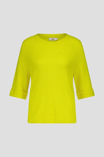 Gele trui met halflange mouwen van Libelle voor Dames