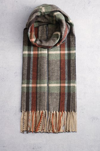 Modeno Geruite sjaal in herfsttinten